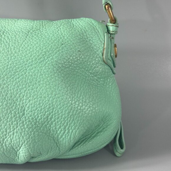 Marc By Marc Jacobs Mint Green Leather Mini Q Natasha Shoulder Bag - Picture 9 of 15